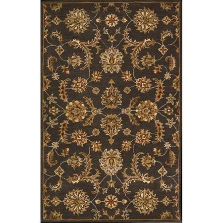 NOURISON Nourison 10285 India House Area Rug Collection Charcoal 2 ft 6 in. x 4 ft Rectangle 99446102850